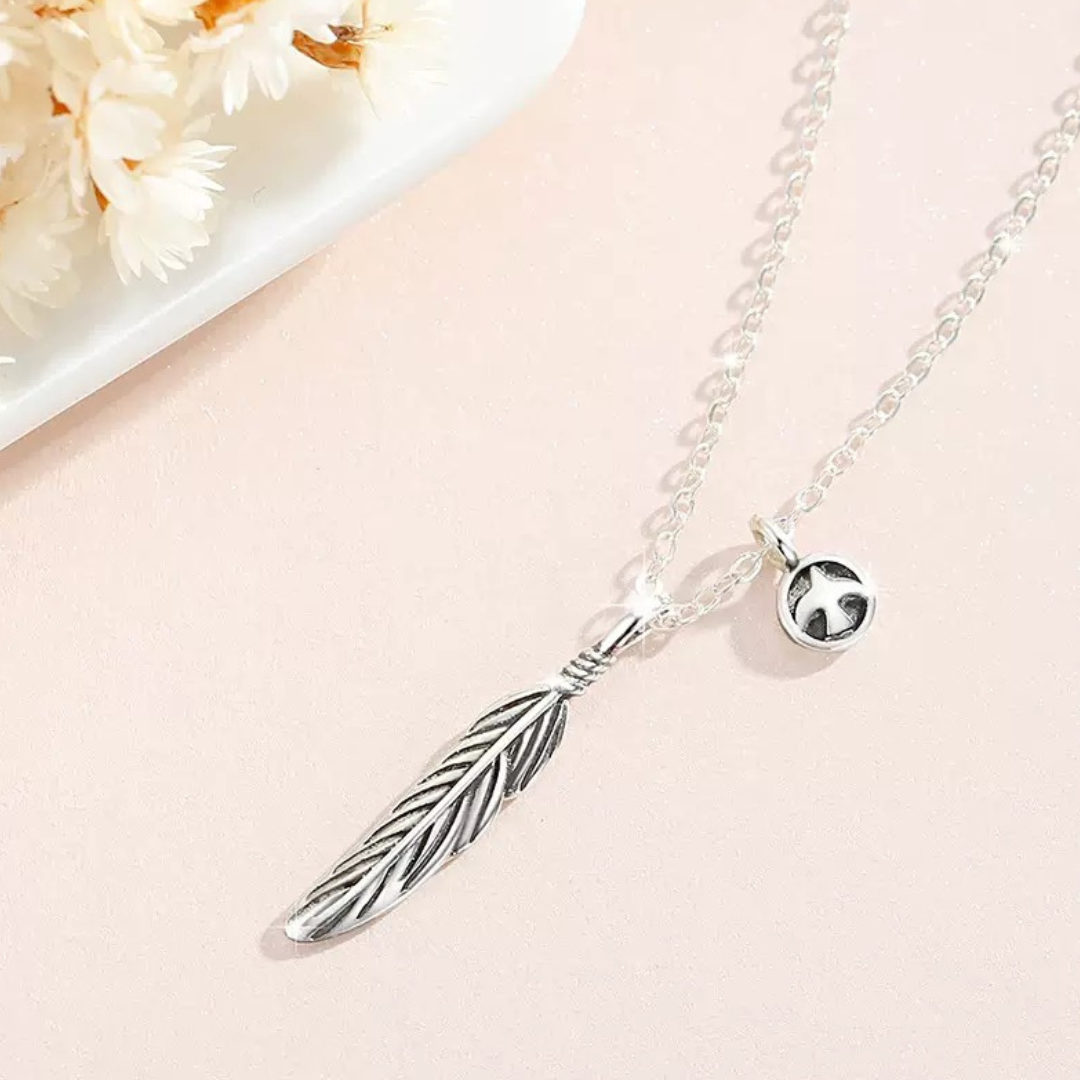 ペアネックレス 羽根の祈り LPNW20-LPNM20