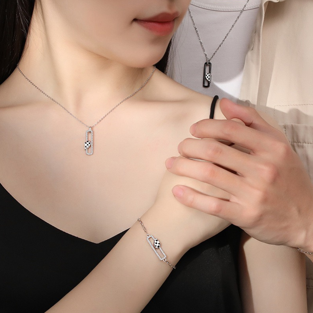 ペアネックレス 磁心 LPNW13-LPNM13