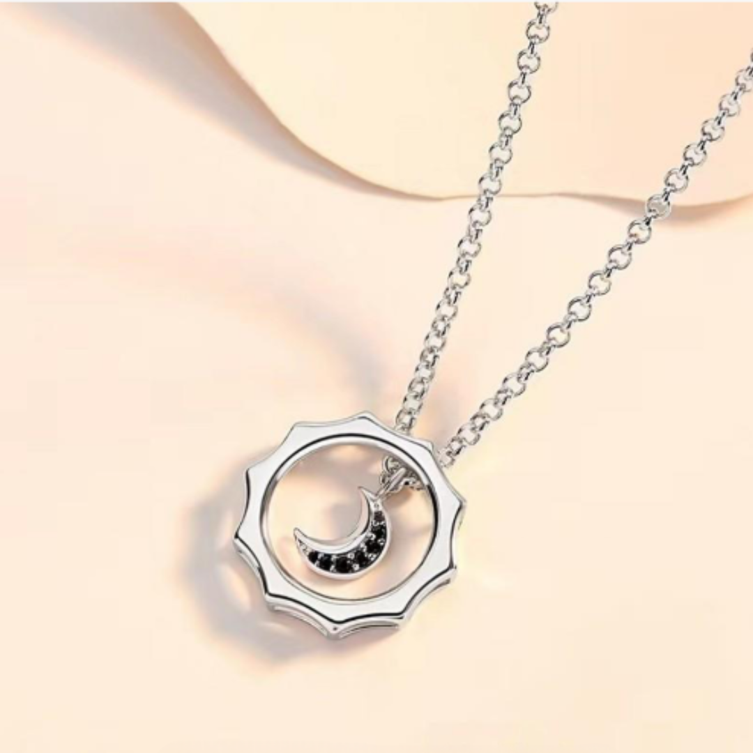 ペアネックレス 日と月の約束 品番【LPN14】