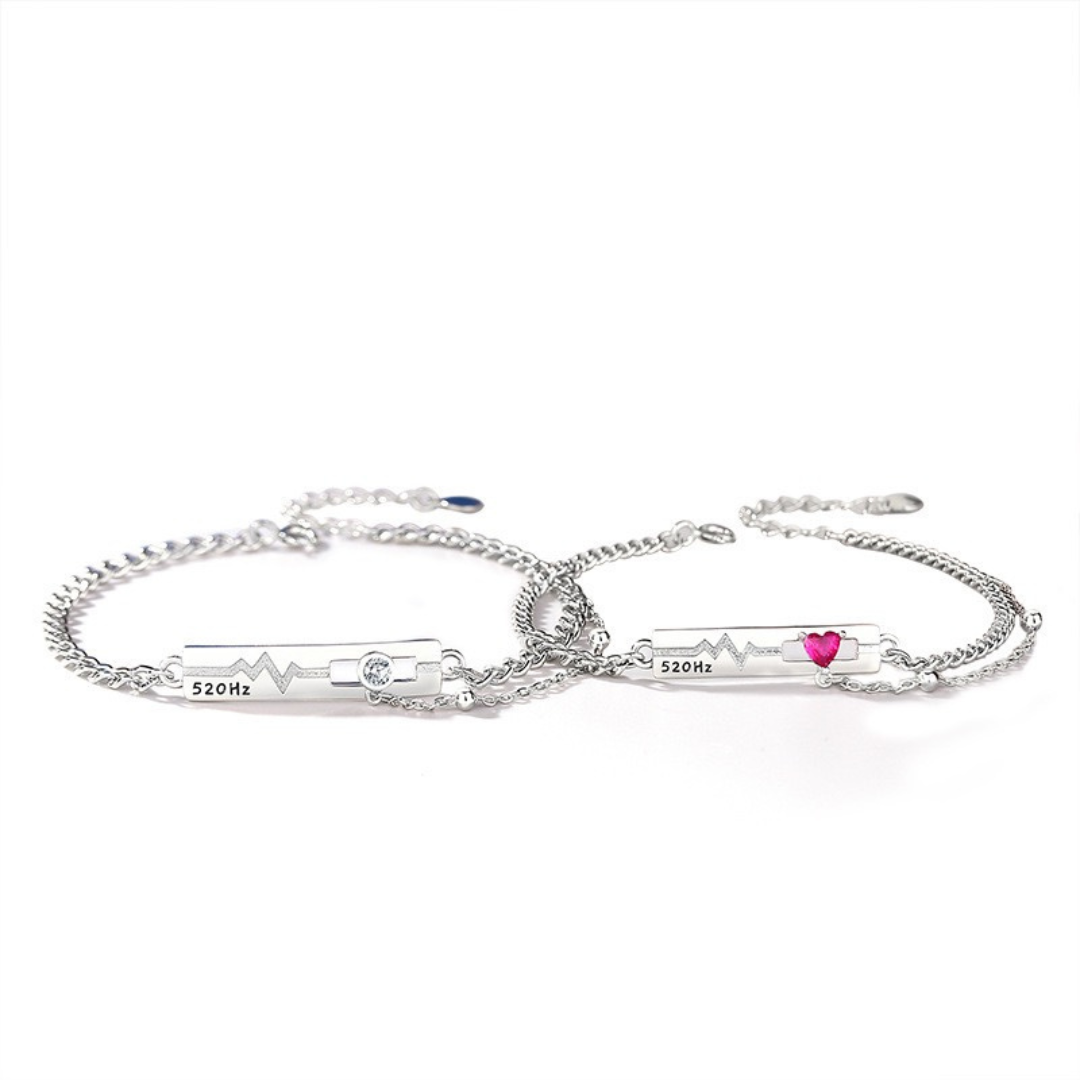 ペアブレスレット 愛の鼓動 LPBM22-LPBW22
