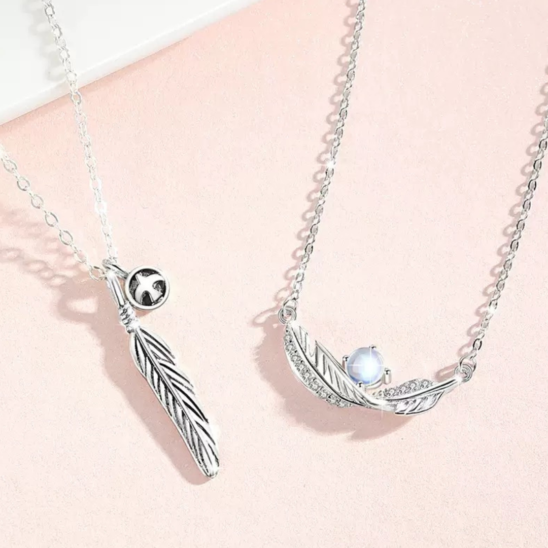 ペアネックレス 羽根の祈り LPNW20-LPNM20