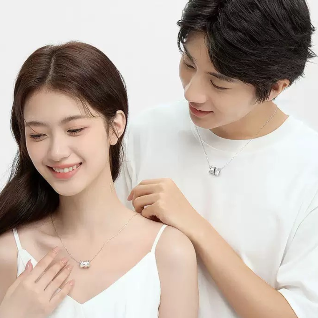 ペアネックレス 回り続ける愛 LPNW08-LPNM08