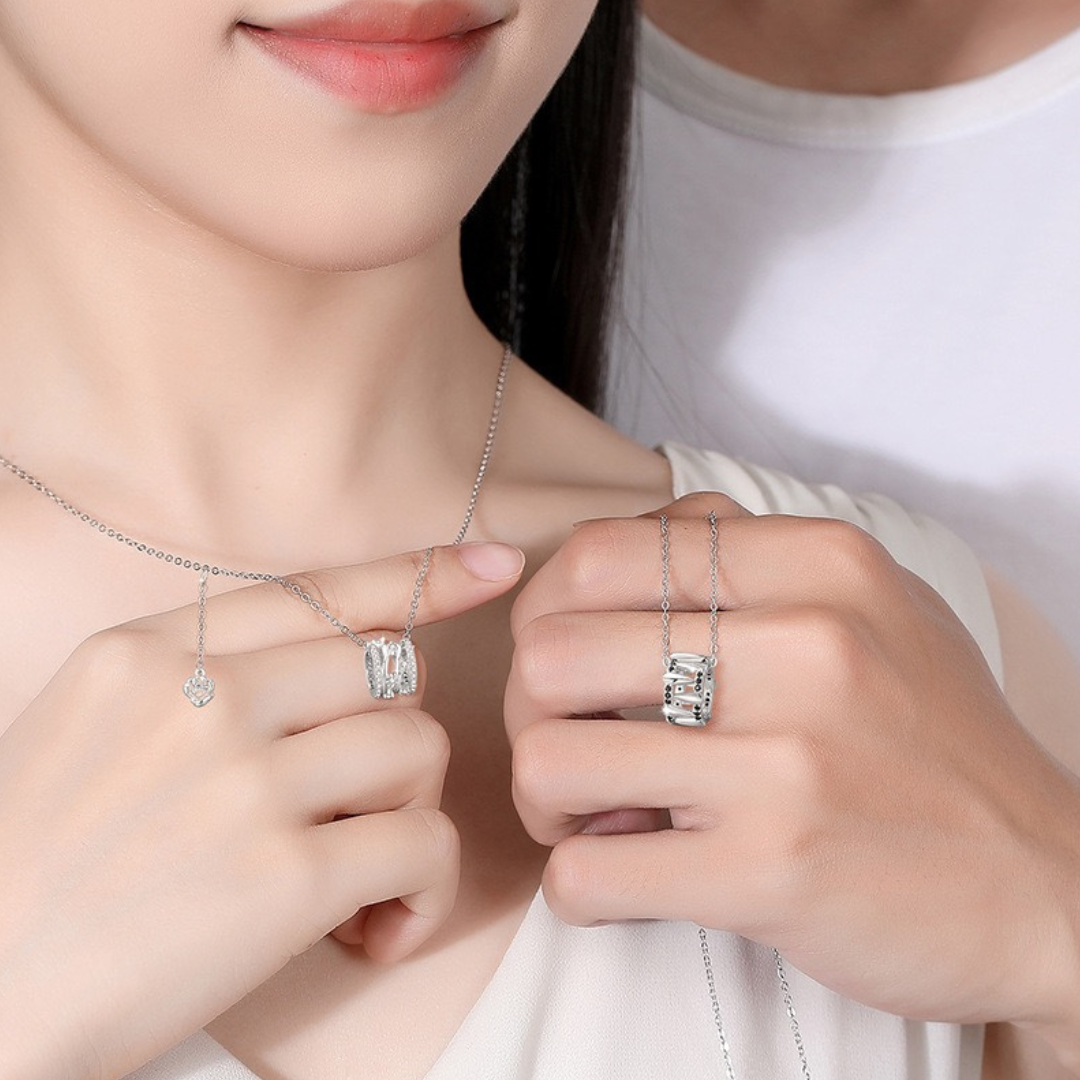 ペアネックレス 時を紡ぐ LPNW24-LPNM24