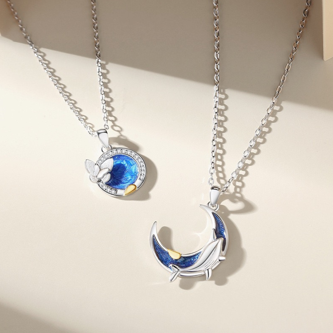 ペアネックレス 月光のハーモニー LPNW01-LPNM01