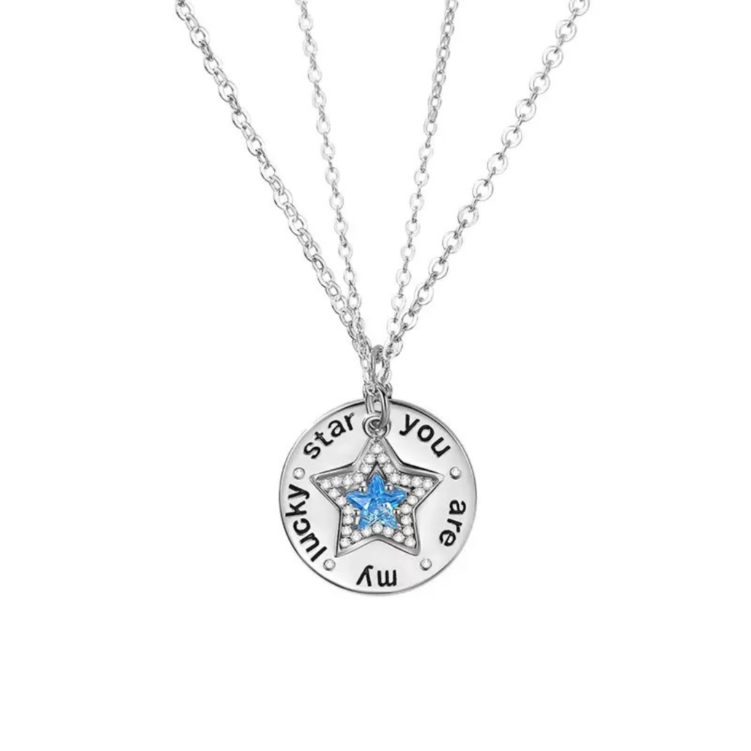 ペアネックレス ラッキースター LPNW16-LPNM16