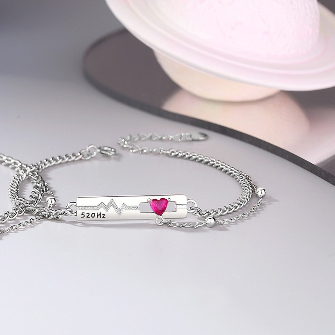 ペアブレスレット 愛の鼓動 LPBM22-LPBW22