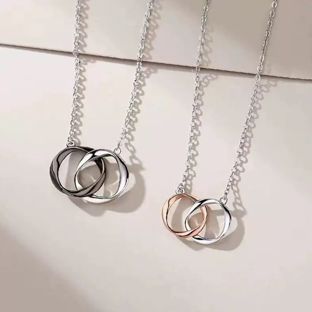 ペアネックレス メビウスの輪 LPNW10-LPNM10