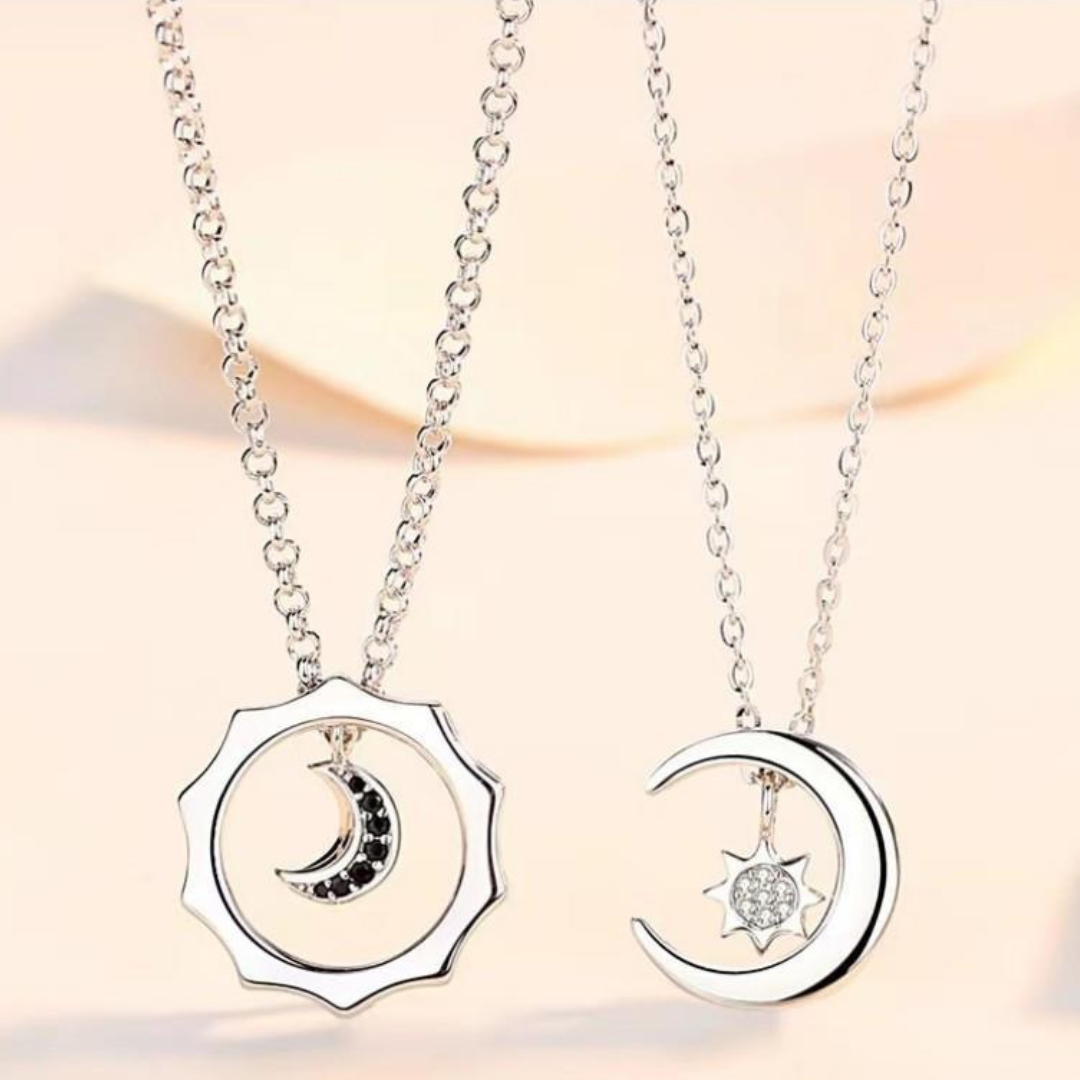 ペアネックレス 日と月の約束 LPNW14-LPNM14