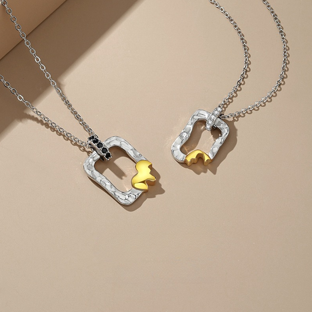 ペアネックレス リンクハート LPNW13-LPNM13