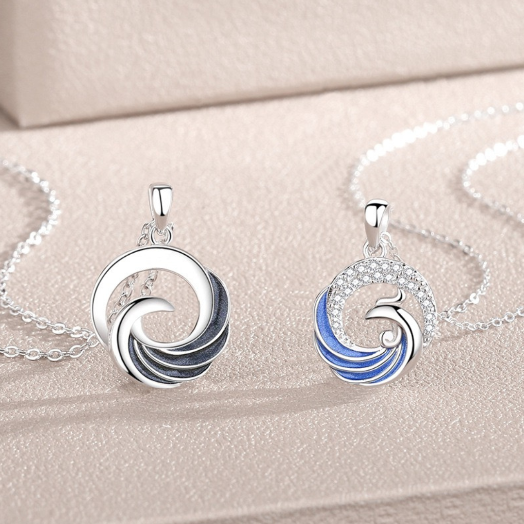 ペアネックレス 鳳凰の調和 LPBW21-LPBM21