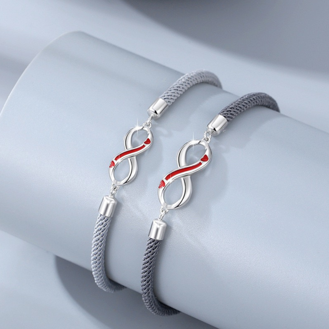 ペアブレスレット メビウスの赤い糸 LPBM01-LPBW01