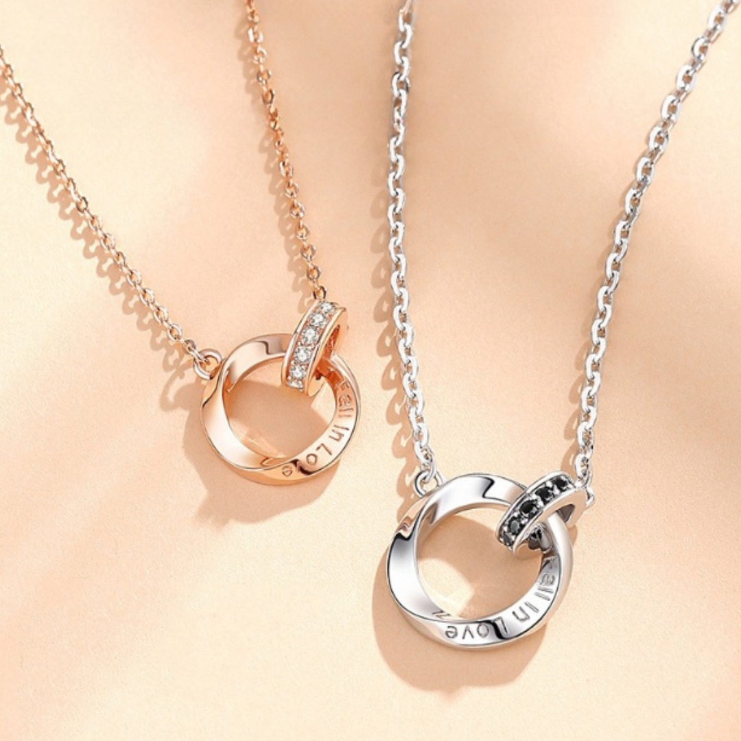 ペアネックレス 永遠のメビウス LPNW03-LPNM03