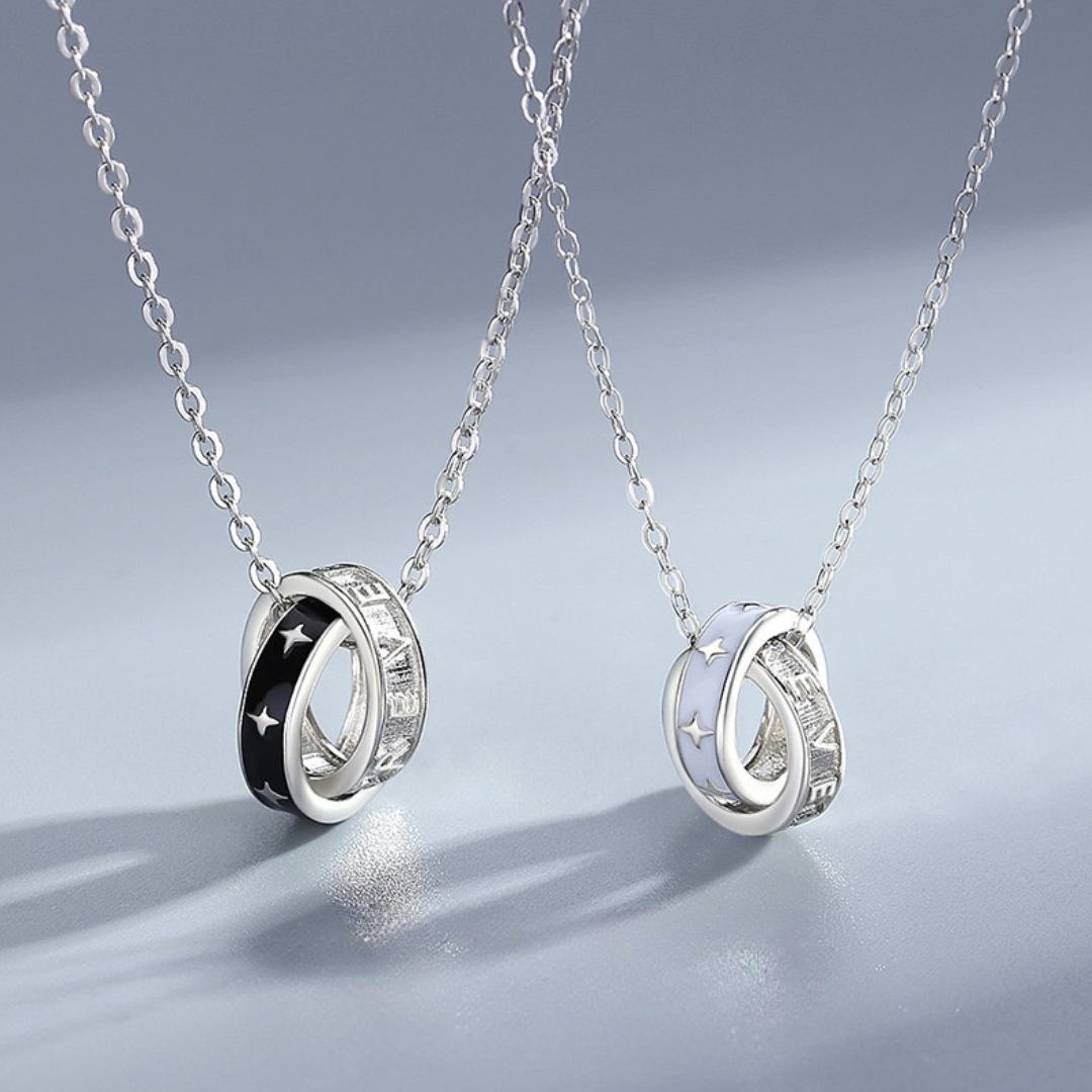 ペアネックレス 星に誓う LPNW05-LPNM05