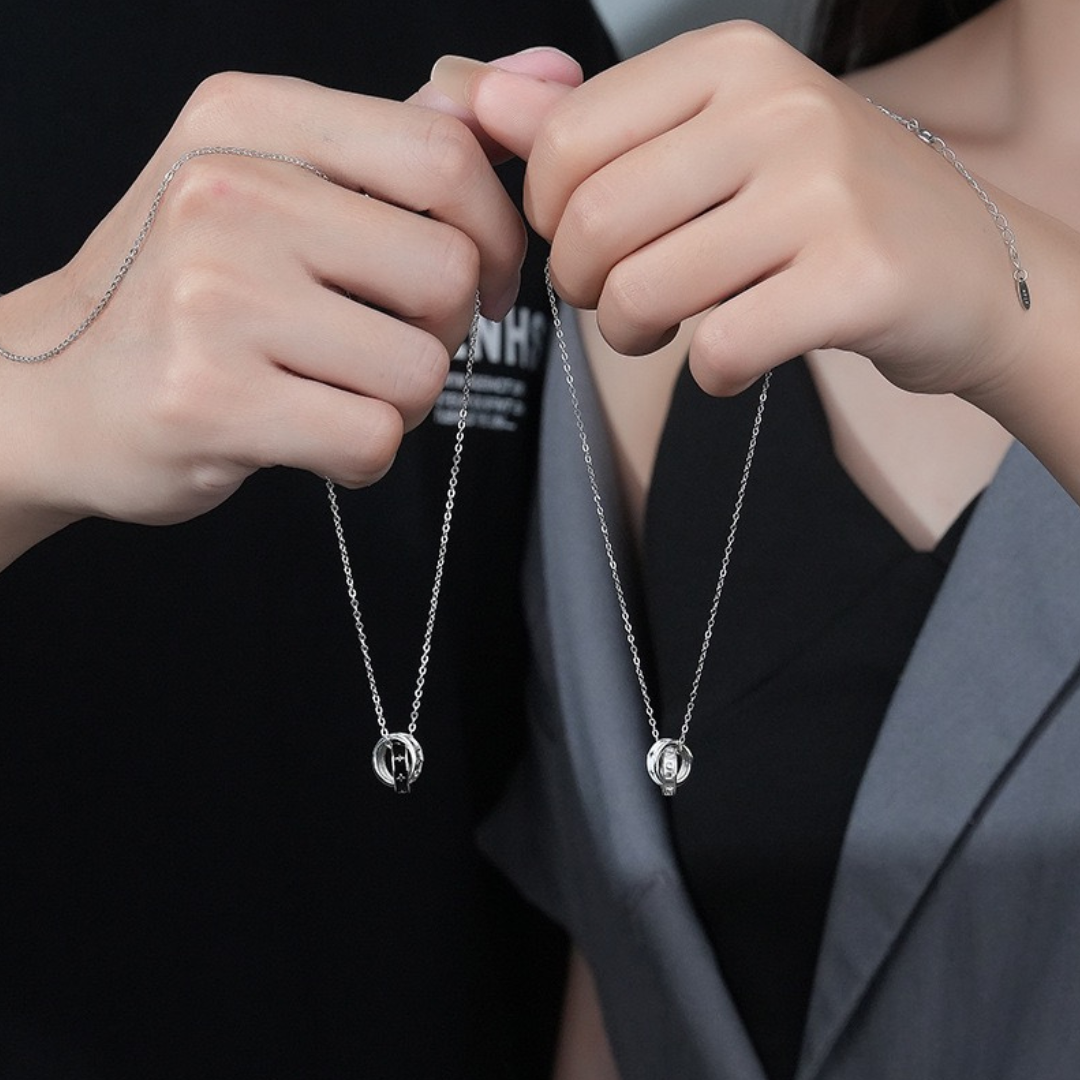 ペアネックレス 星に誓う LPNW05-LPNM05