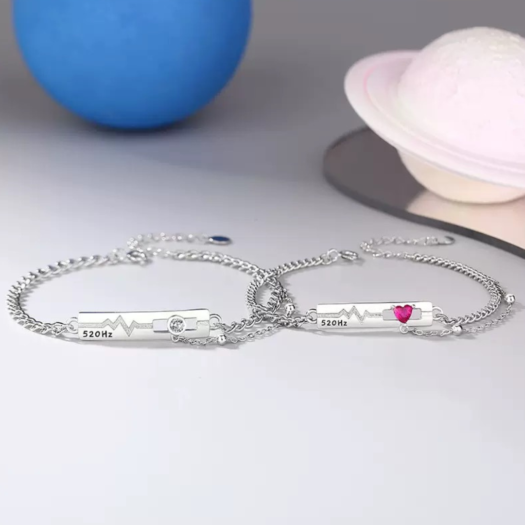 ペアブレスレット 愛の鼓動 LPBM22-LPBW22