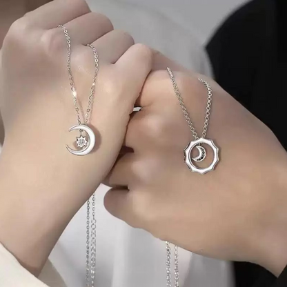 ペアネックレス 日と月の約束 LPNW14-LPNM14