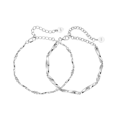 ペアブレスレット 星糸 LPBM04-LPBW04