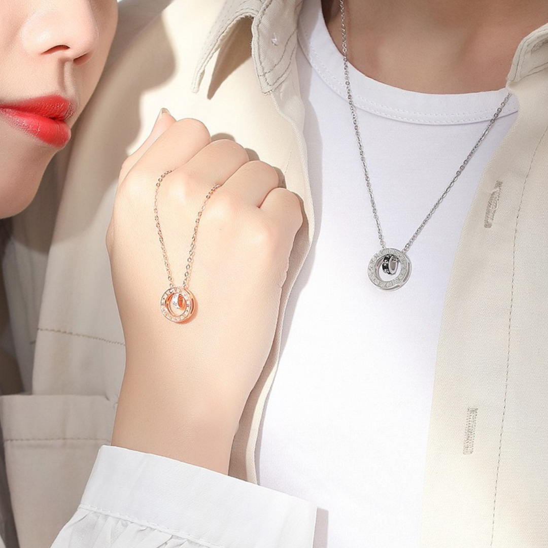 ペアネックレス 時の環 LPNW02-LPNM02