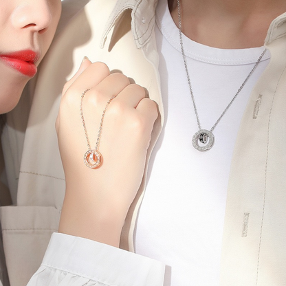 ペアネックレス 時の環 LPNW02-LPNM02