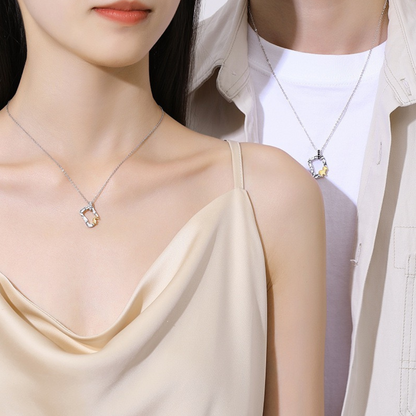 ペアネックレス リンクハート LPNW13-LPNM13