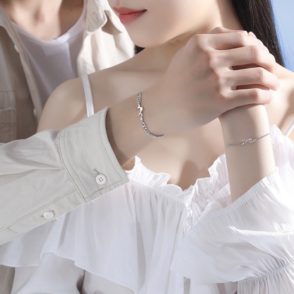 ペアブレスレット 山と海の誓い LPBW11-LPBM11