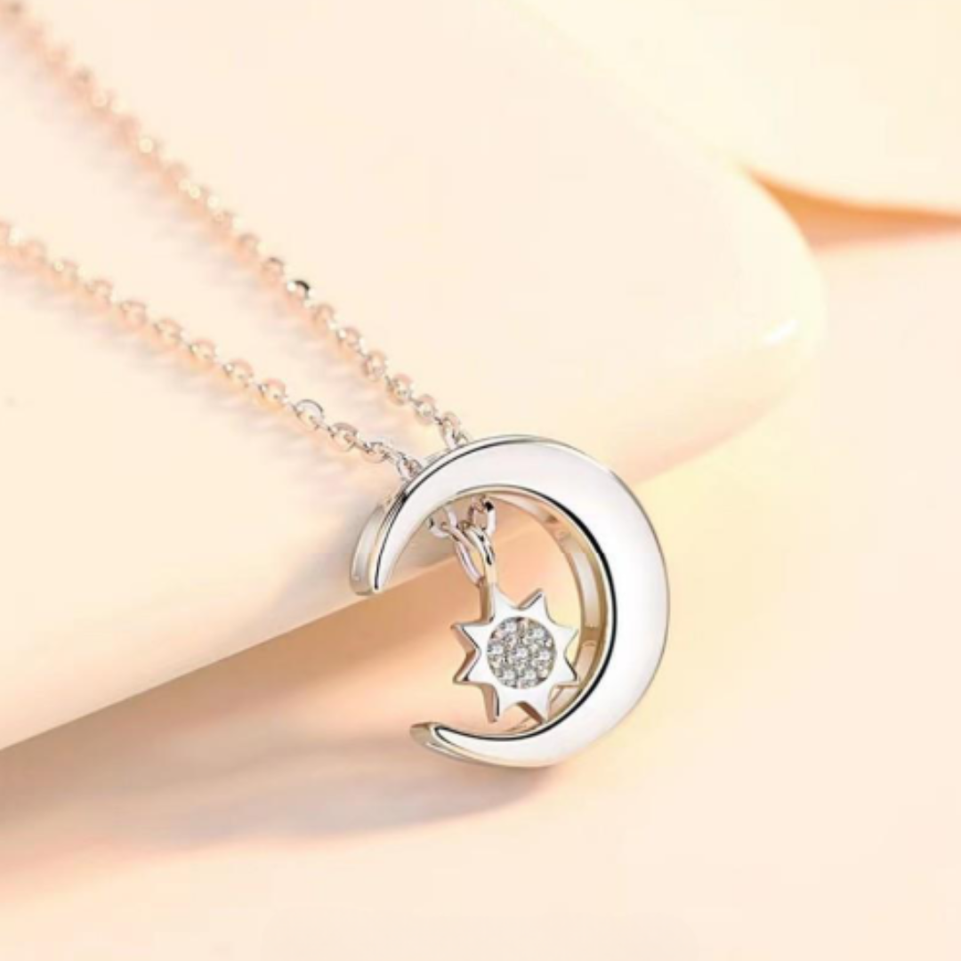 ペアネックレス 日と月の約束 LPNW14-LPNM14
