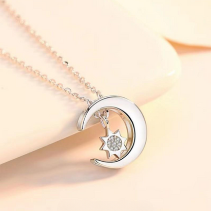ペアネックレス 日と月の約束 LPNW14-LPNM14