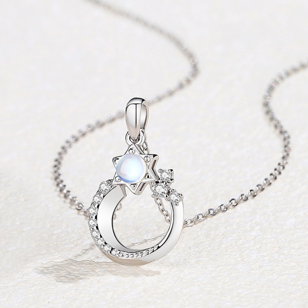 ペアネックレス 星月の守り LPNW22-LPNM22