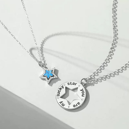 ペアネックレス ラッキースター LPNW16-LPNM16