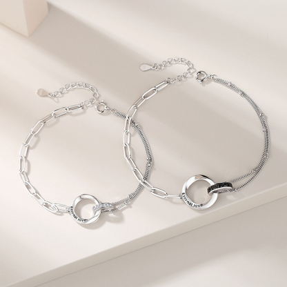 ペアブレスレット メビウスの約束 LPBW18-LPBM18