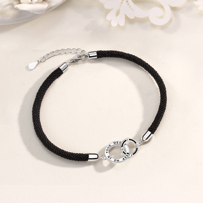 ペアブレスレット 永遠の輪 LPBW05-LPBM05