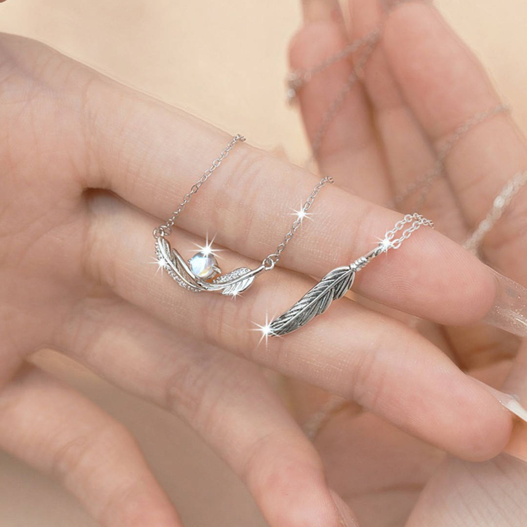 ペアネックレス 羽根の祈り LPNW20-LPNM20