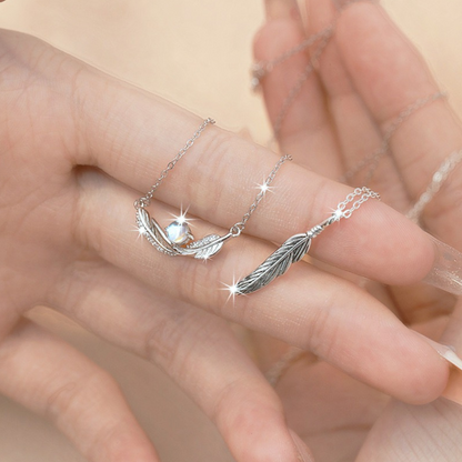 ペアネックレス 羽根の祈り LPNW20-LPNM20