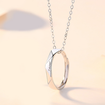 ペアネックレス 永遠のAmour LPNW19-LPNM19