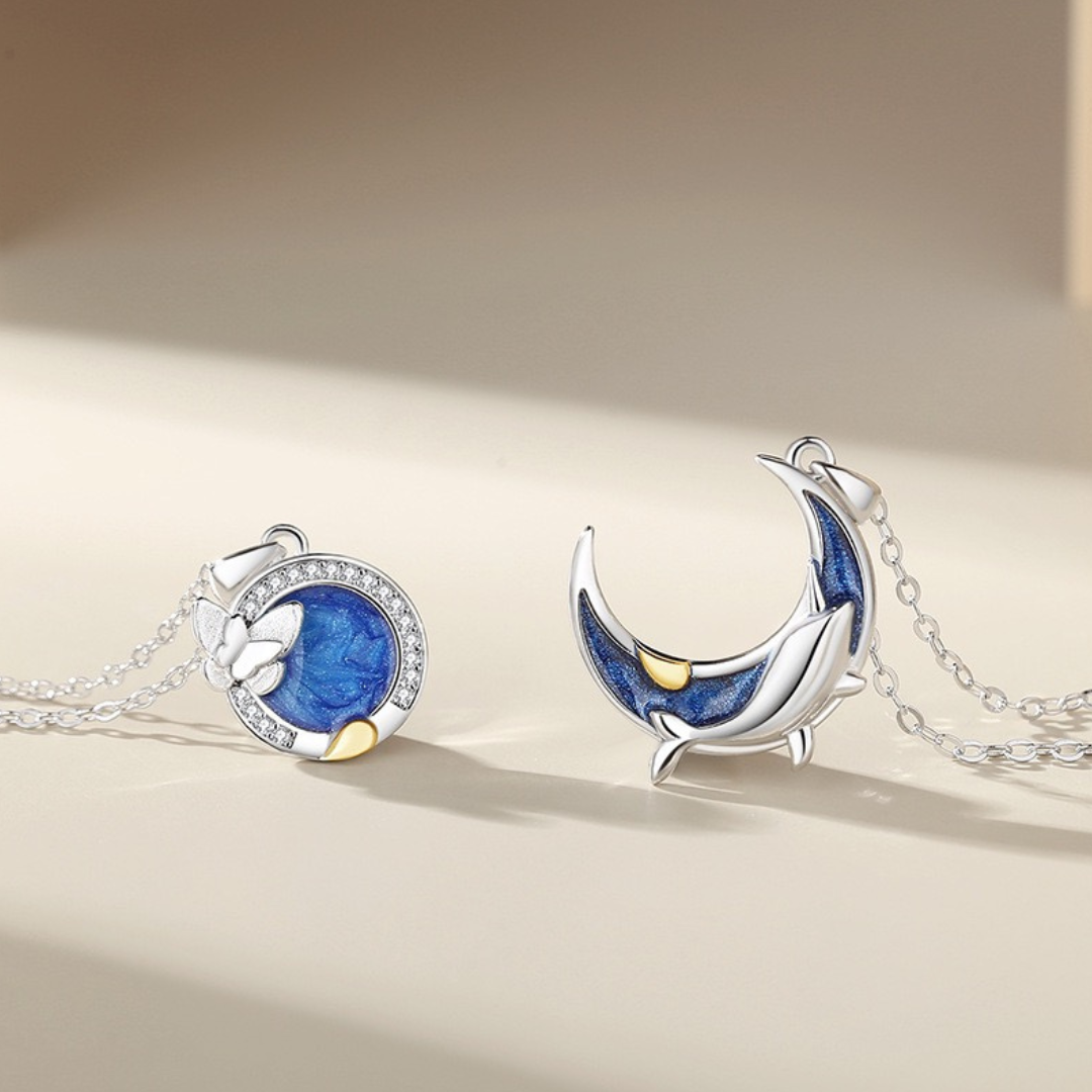 ペアネックレス 月光のハーモニー LPNW01-LPNM01