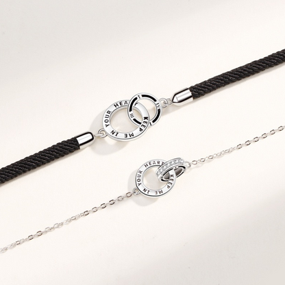 ペアブレスレット 永遠の輪 LPBW05-LPBM05