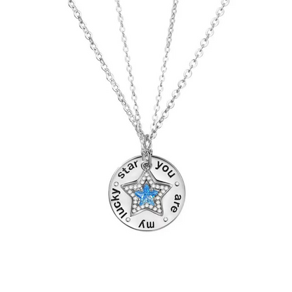 ペアネックレス ラッキースター LPNW16-LPNM16