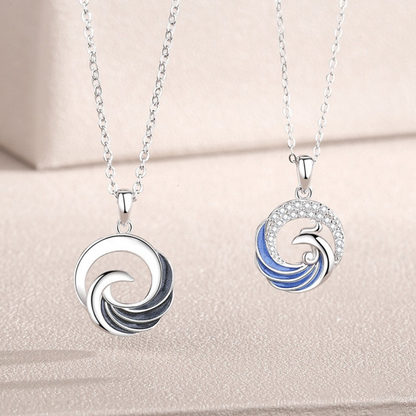 ペアネックレス 鳳凰の調和 LPBW21-LPBM21