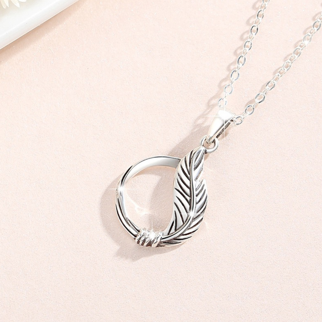 ペアネックレス 守りの羽 LPNW18-LPNM18