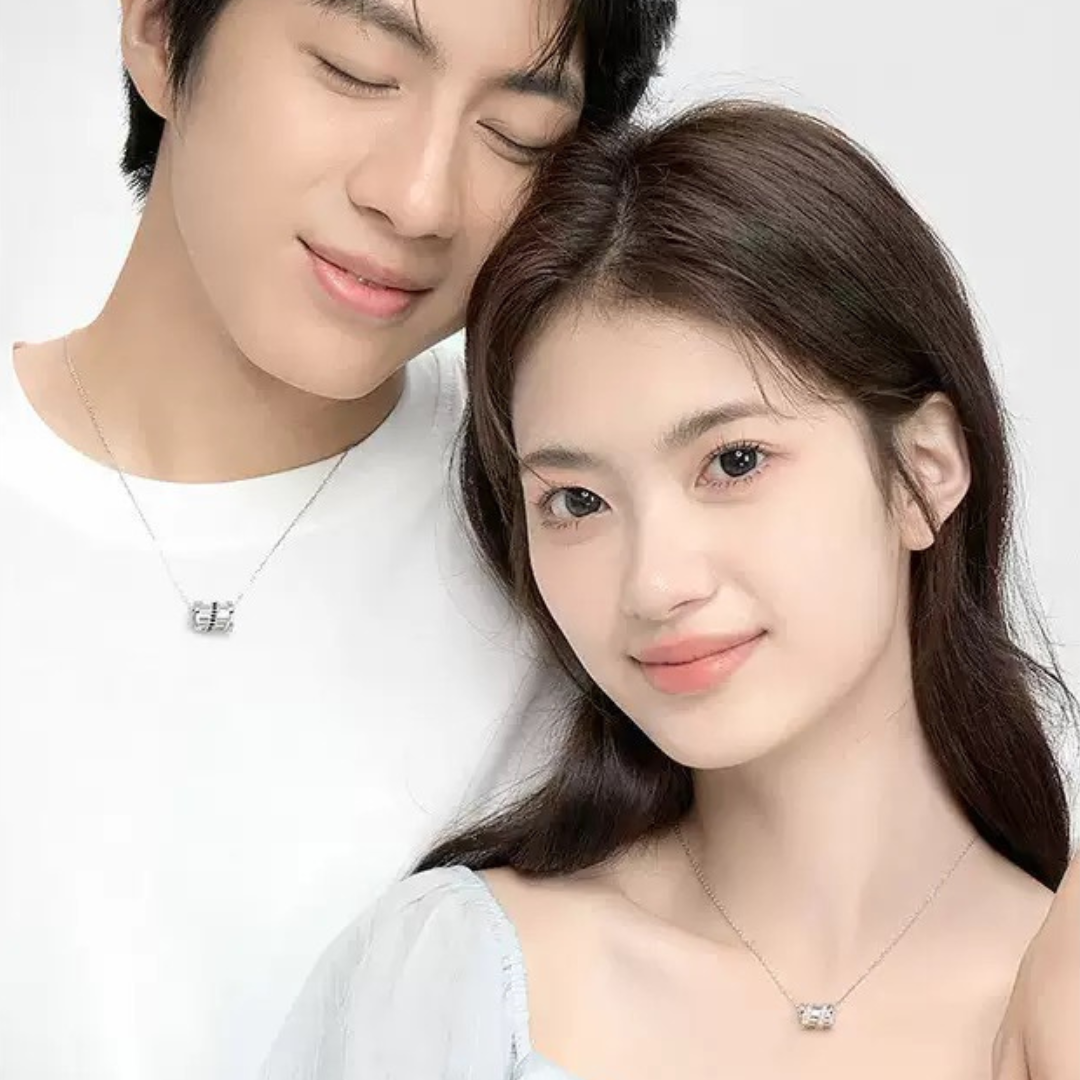ペアネックレス 回り続ける愛 LPNW08-LPNM08