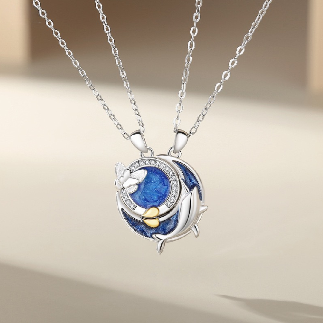 ペアネックレス 月光のハーモニー LPNW01-LPNM01