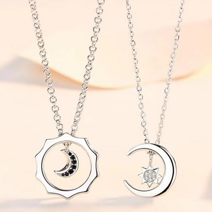 ペアネックレス 日と月の約束 LPNW14-LPNM14