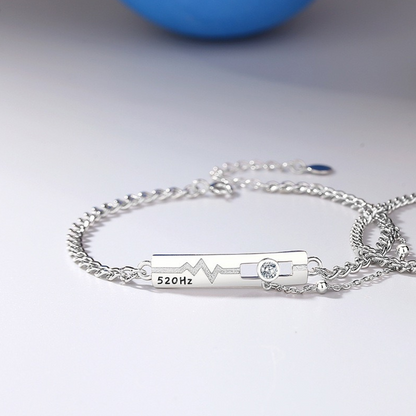 ペアブレスレット 愛の鼓動 LPBM22-LPBW22