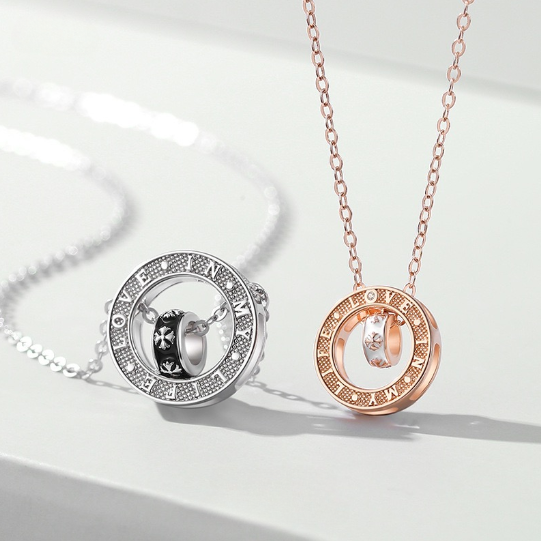 ペアネックレス 時の環 LPNW02-LPNM02