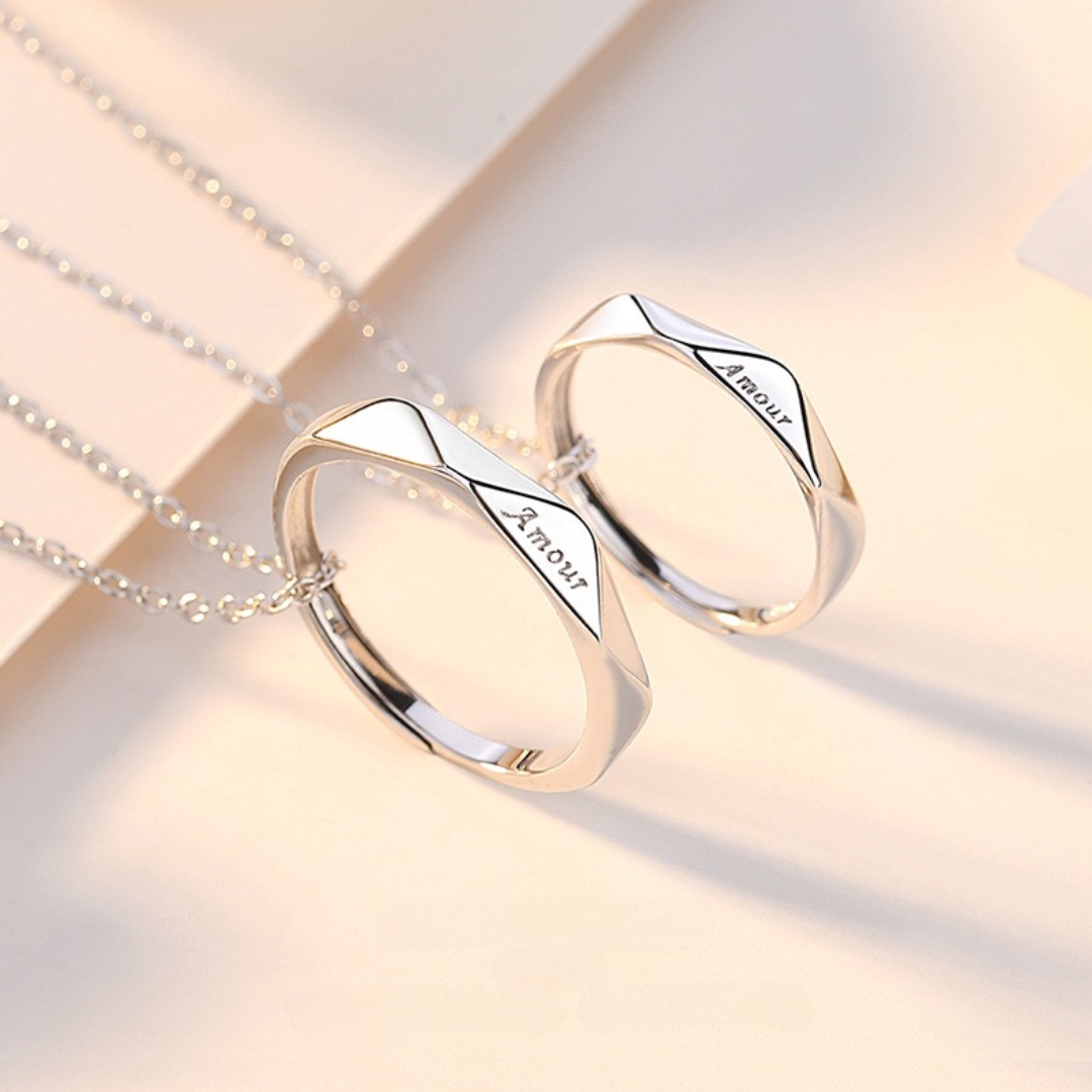 ペアネックレス 永遠のAmour LPNW19-LPNM19