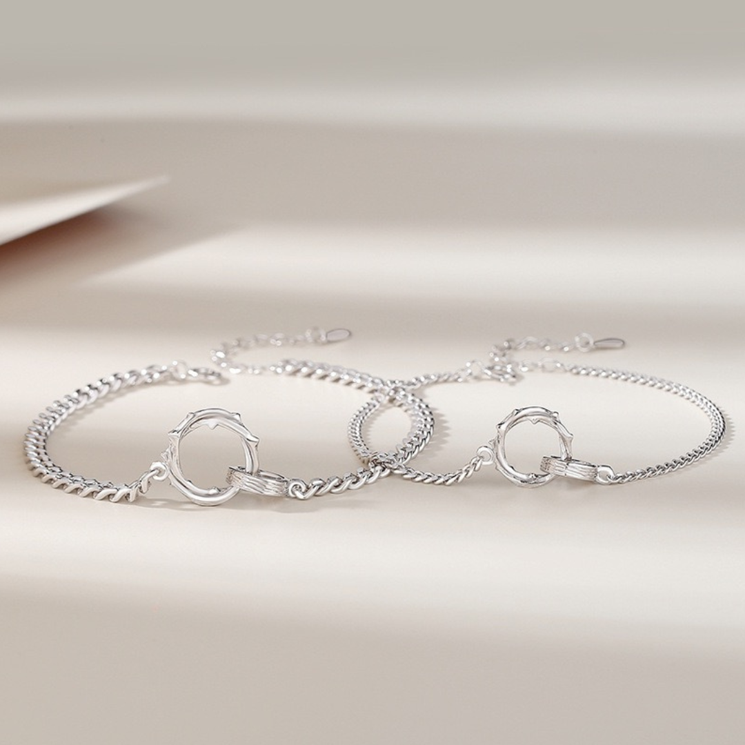 ペアブレスレット 絆の輪 LPBW09-LPBM09