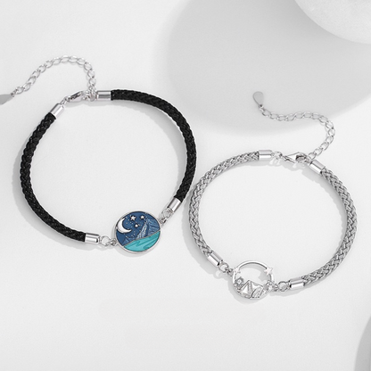 ペアブレスレット 星と海の恋 LPBW07-LPBM07