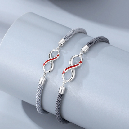 ペアブレスレット メビウスの赤い糸 LPBM01-LPBW01