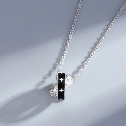 ペアネックレス 星に誓う LPNW05-LPNM05