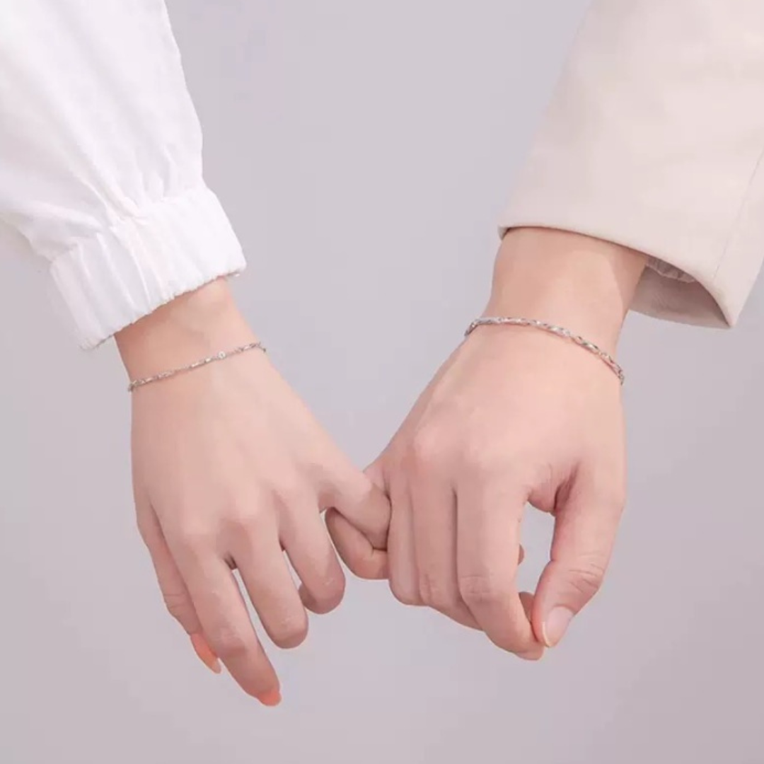 ペアブレスレット 星糸 LPBM04-LPBW04